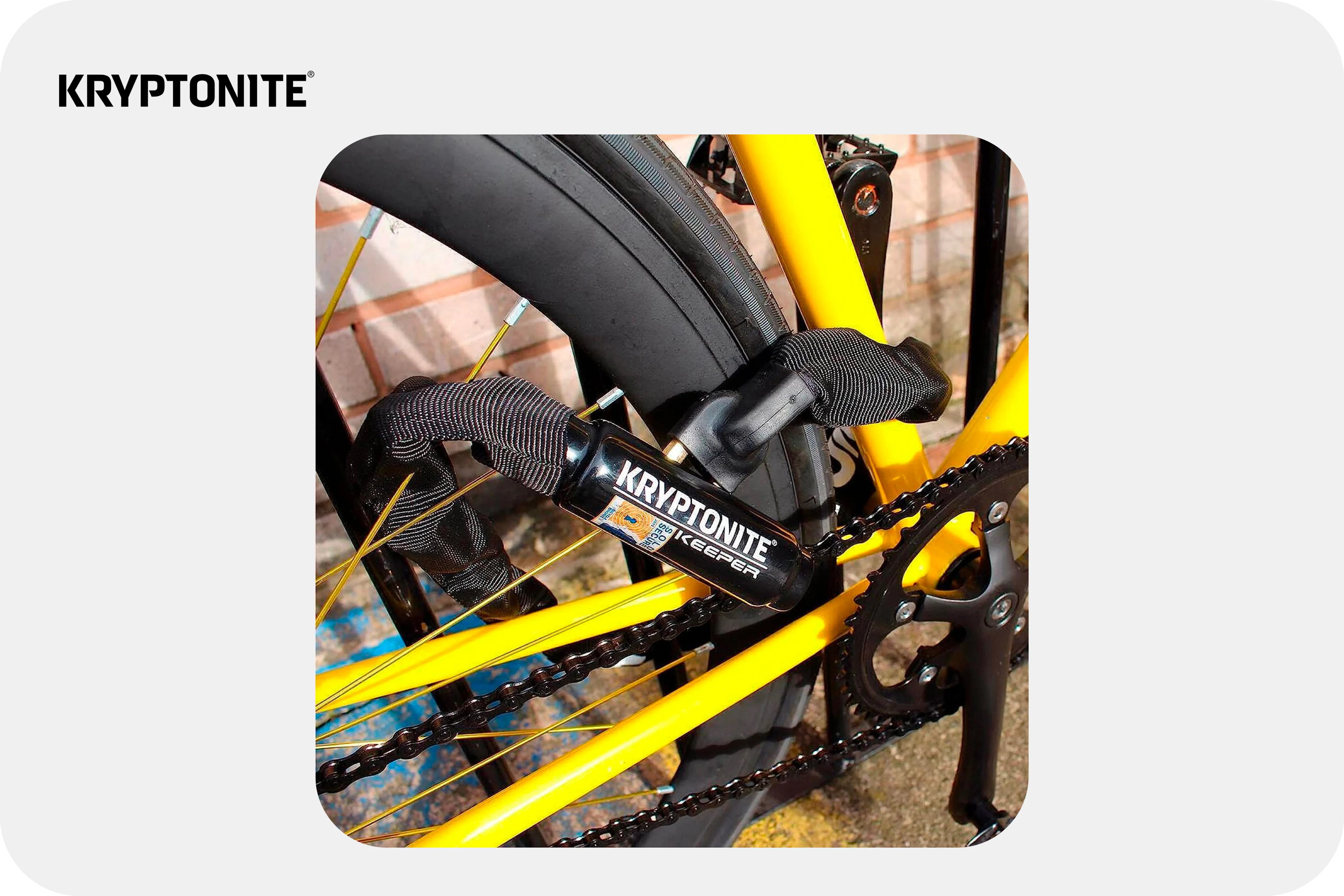 Kryptonite Keeper 585 Chain Lock - 2.8' - Rating: 4/10 - Image 4